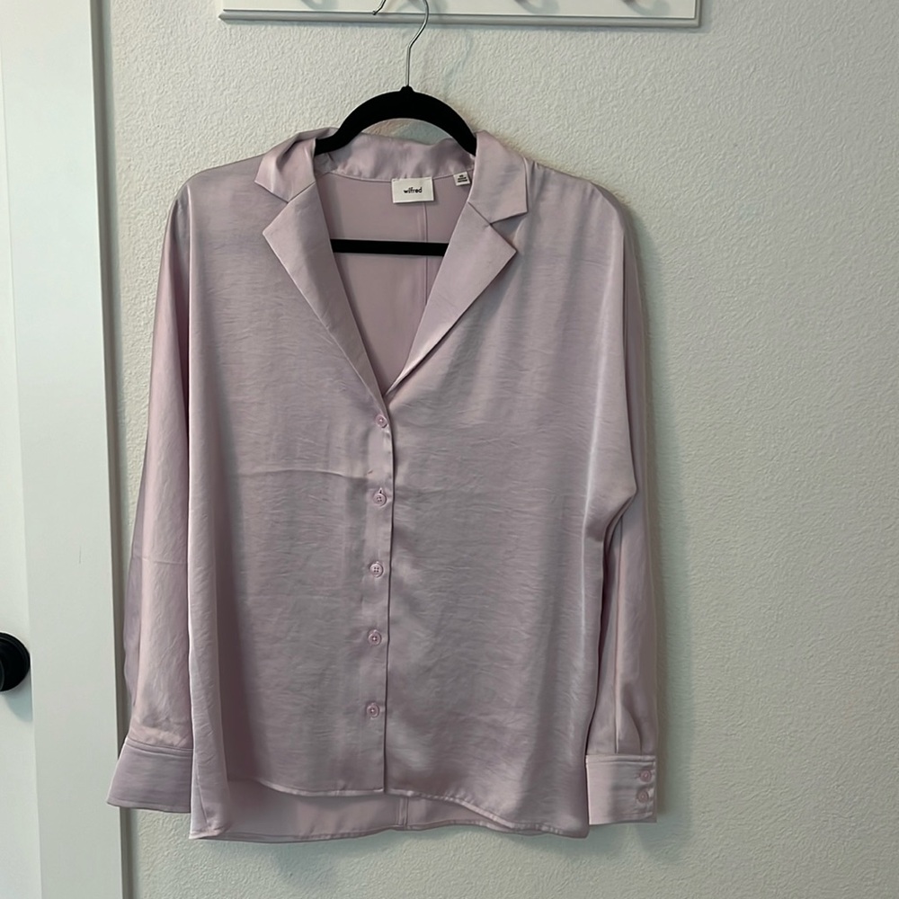 NWOT aritzia Wilfred oversized blouse XS